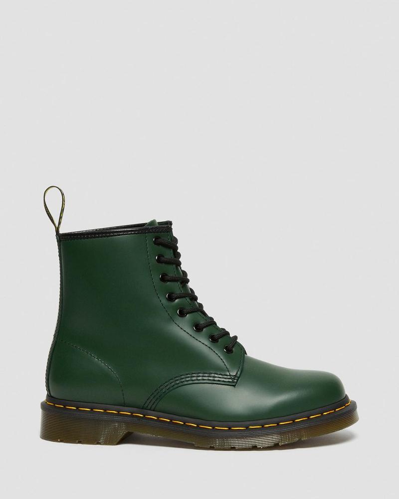 Dr Martens 1460 Smooth Leren Veterlaarzen Heren Groen | NL 277CTV